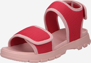Pantofi deschiși de la HUNTER pe roz: față