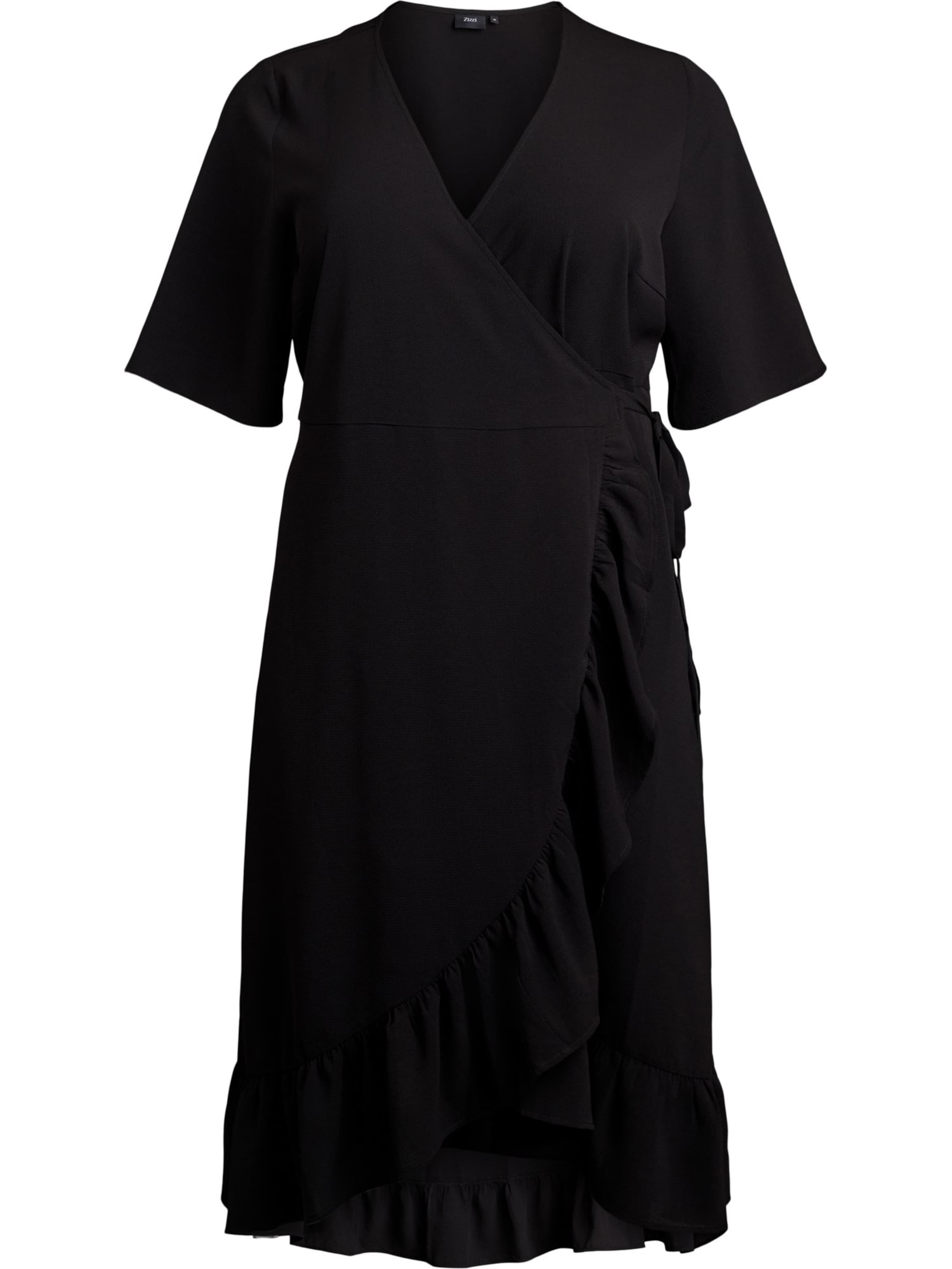 Zizzi Kleid 'Caanni' in Schwarz: Vorderseite