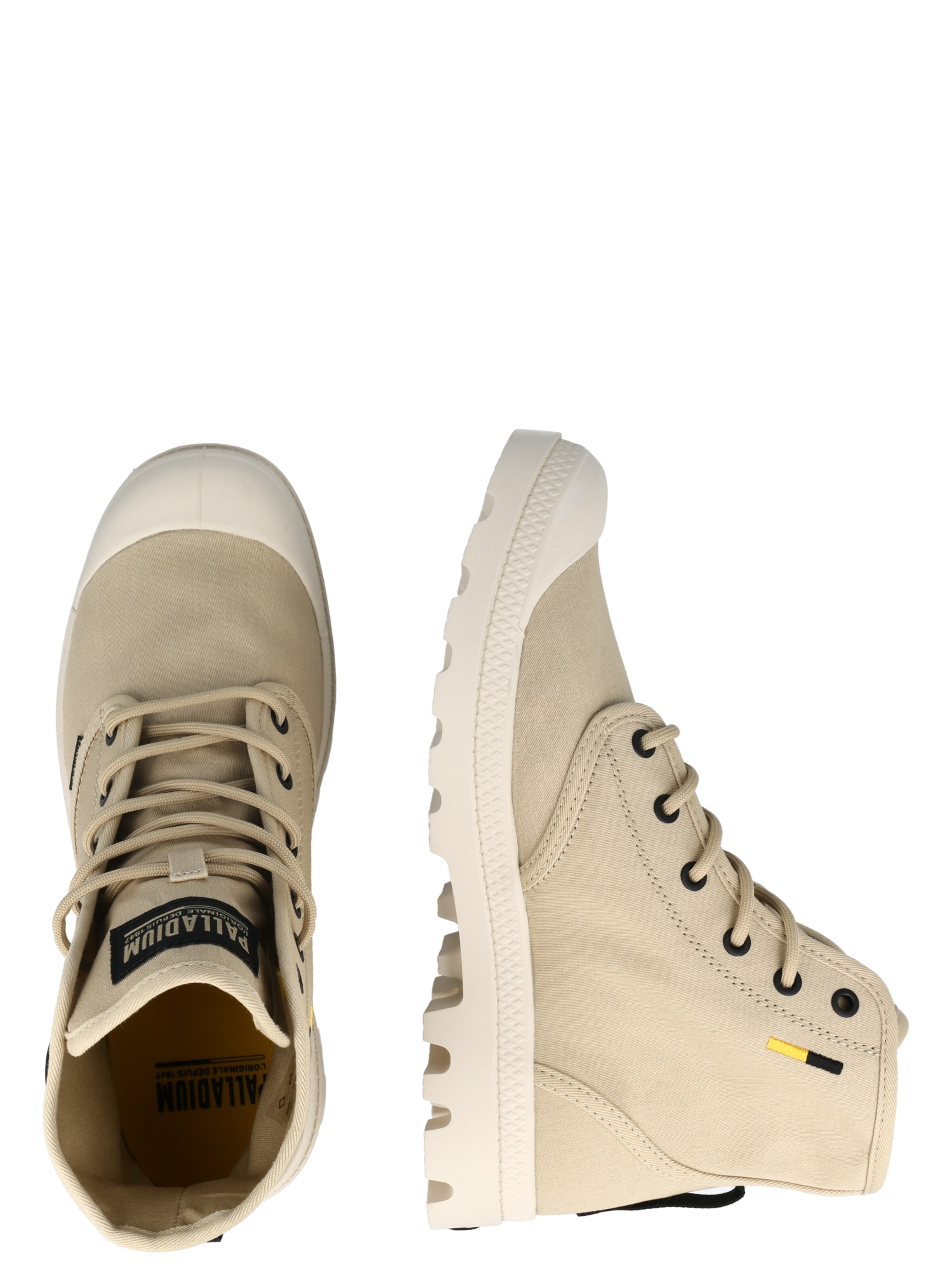 Palladium - Botas com atacadores 'Pampa' em bege