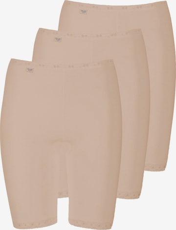 SLOGGI Panty 'SLOGGI Long Slip 3er Pack Basic+' in Beige: Vorderseite