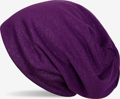 styleBREAKER Mütze 'Beanie mit All Over Glitzer' in 54-64 in lila, Produktansicht