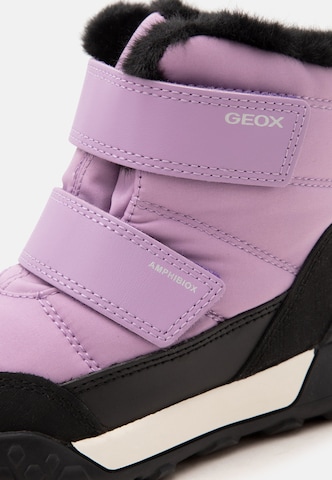 GEOX Snöboots 'TREKKYUP' i lila