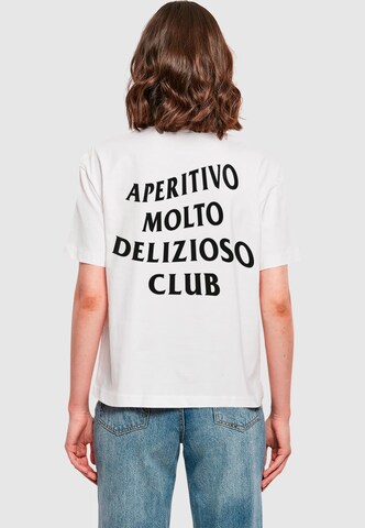 Miss Tee Shirt 'Delizioso' in White: front