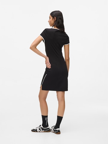 KARL LAGERFELD JEANS Obleka 'Milano' | črna barva