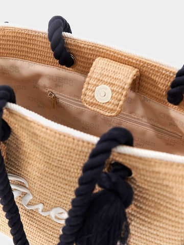 GUESS Bag 'Raffia' in Beige