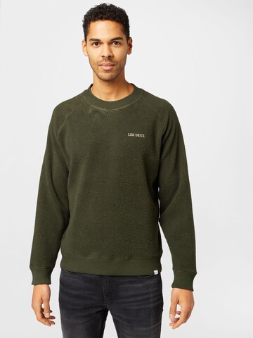 Les Deux Sweatshirt 'Duncan' in Green: front