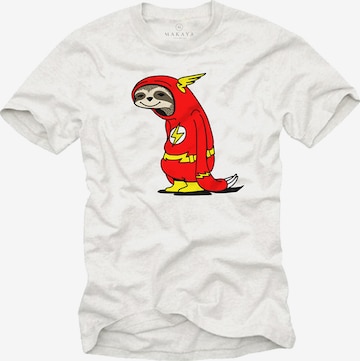 MAKAYA Shirt in White: front