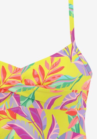 s.Oliver Bralette Tankini Top in Yellow