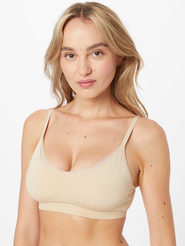 SCHIESSER Bustier Melltartó - bézs: elől