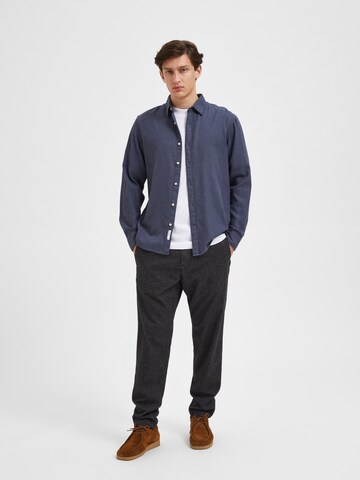 SELECTED HOMME Regular Fit Hemd 'Robin' in Blau