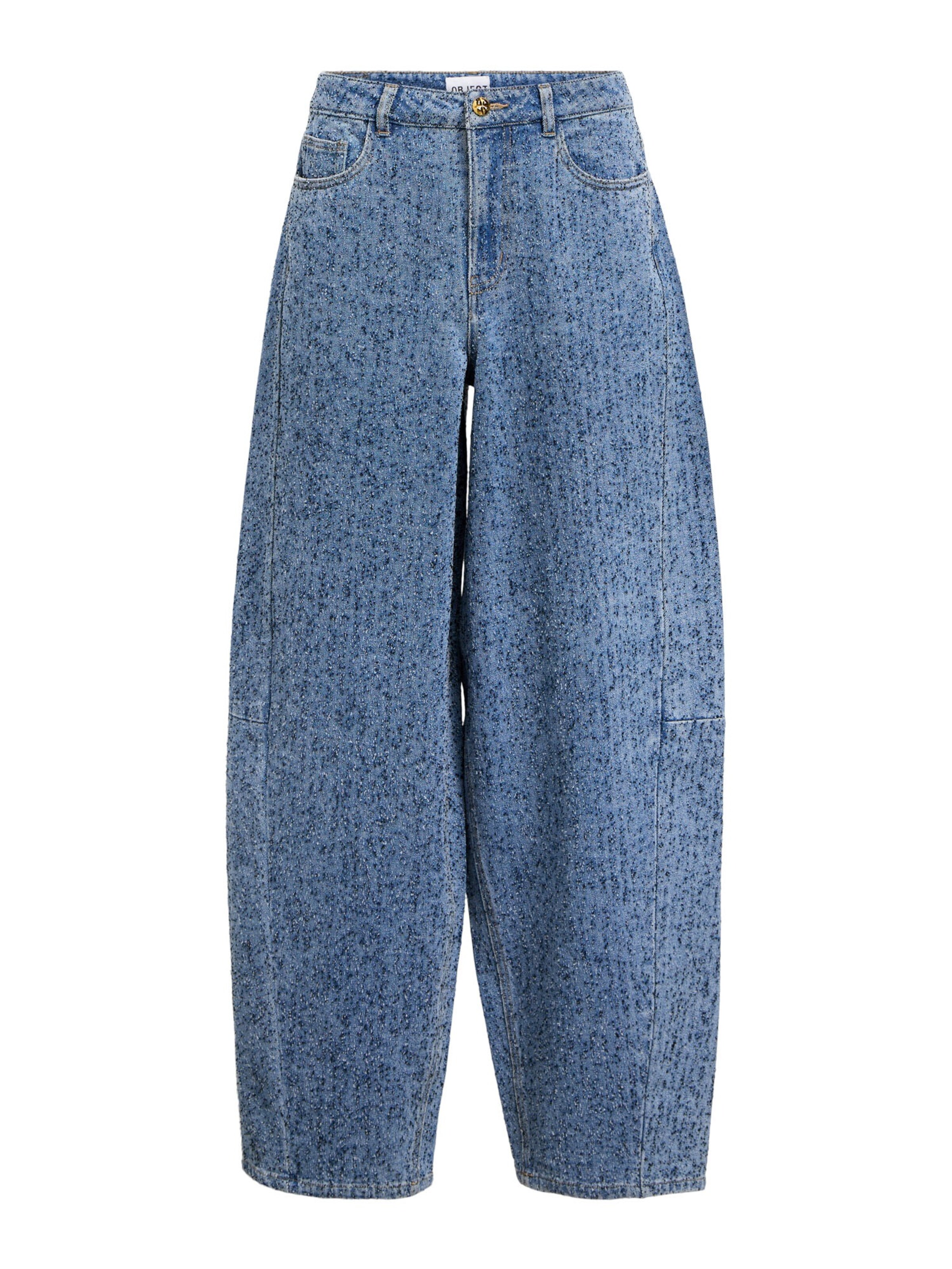 OBJECT Baggy Farkut värissä sininen: etupuoli