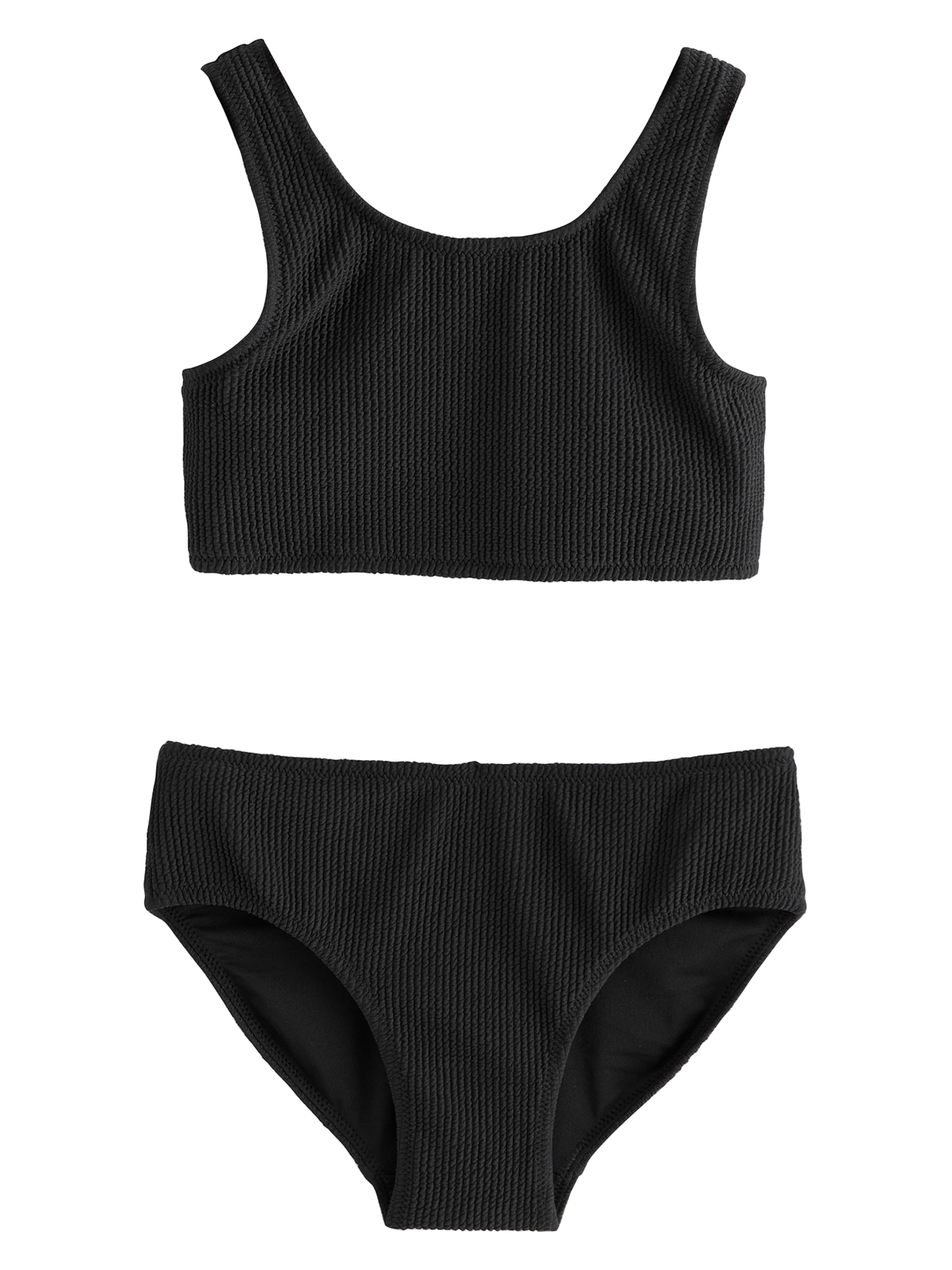 Next Бюстие Бански тип бикини в черно: отпред