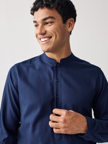 Next Regular Fit Hemd in Blau