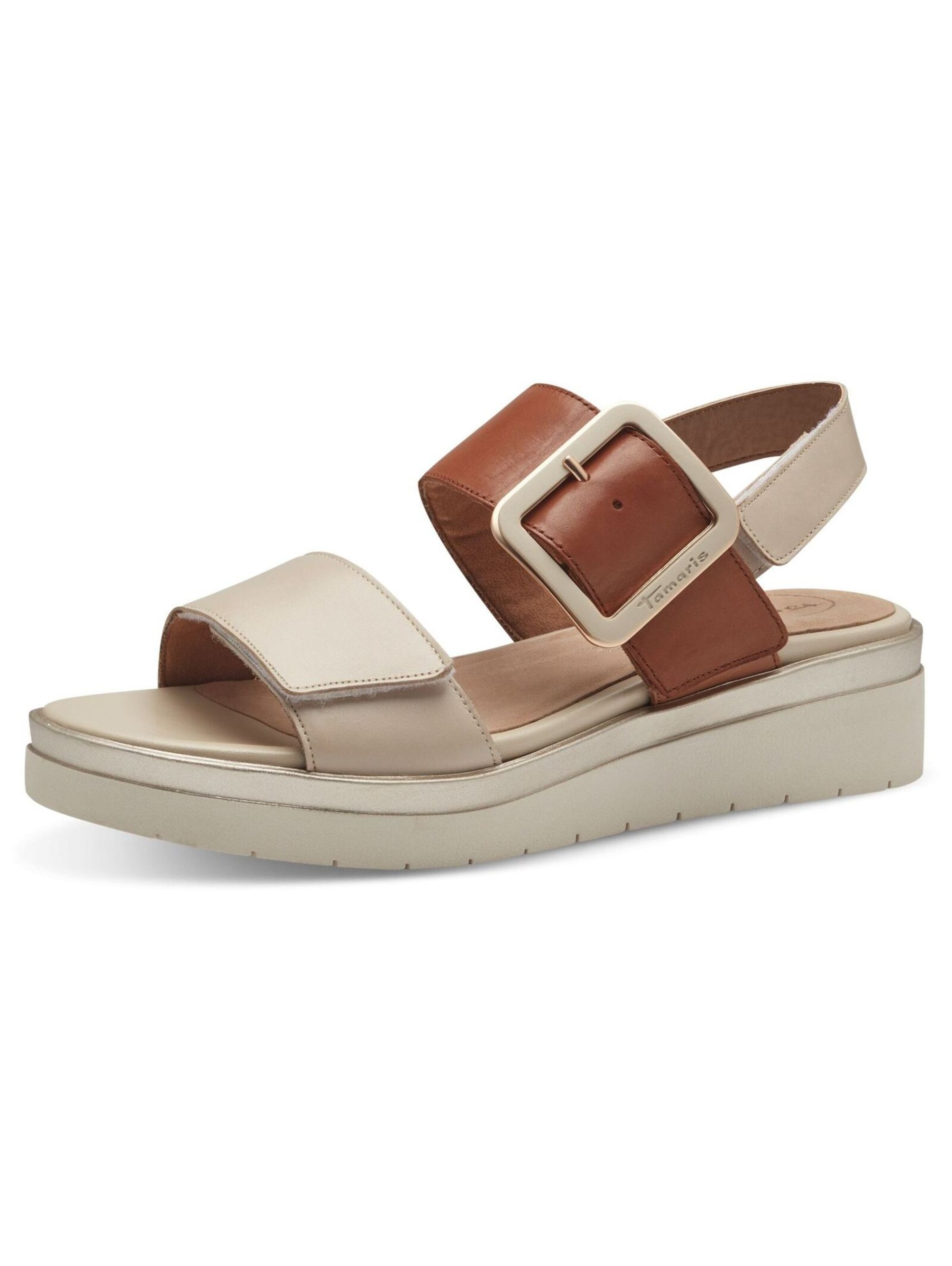 Tamaris Sandale in Beige: Vorderseite