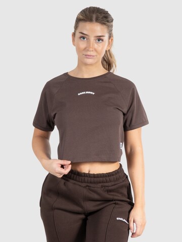 Smilodox Shirt 'Nalani' in Bruin: voorkant