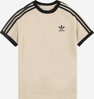 ADIDAS ORIGINALS Μπλουζάκι 'Adicolor 3-Stripes' σε μπεζ: μπροστά