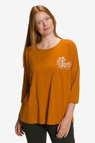 Ulla Popken Shirt in Oranje: voorkant