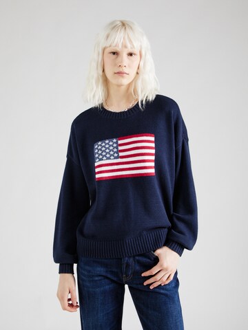 Pull-over HOLLISTER en bleu : devant