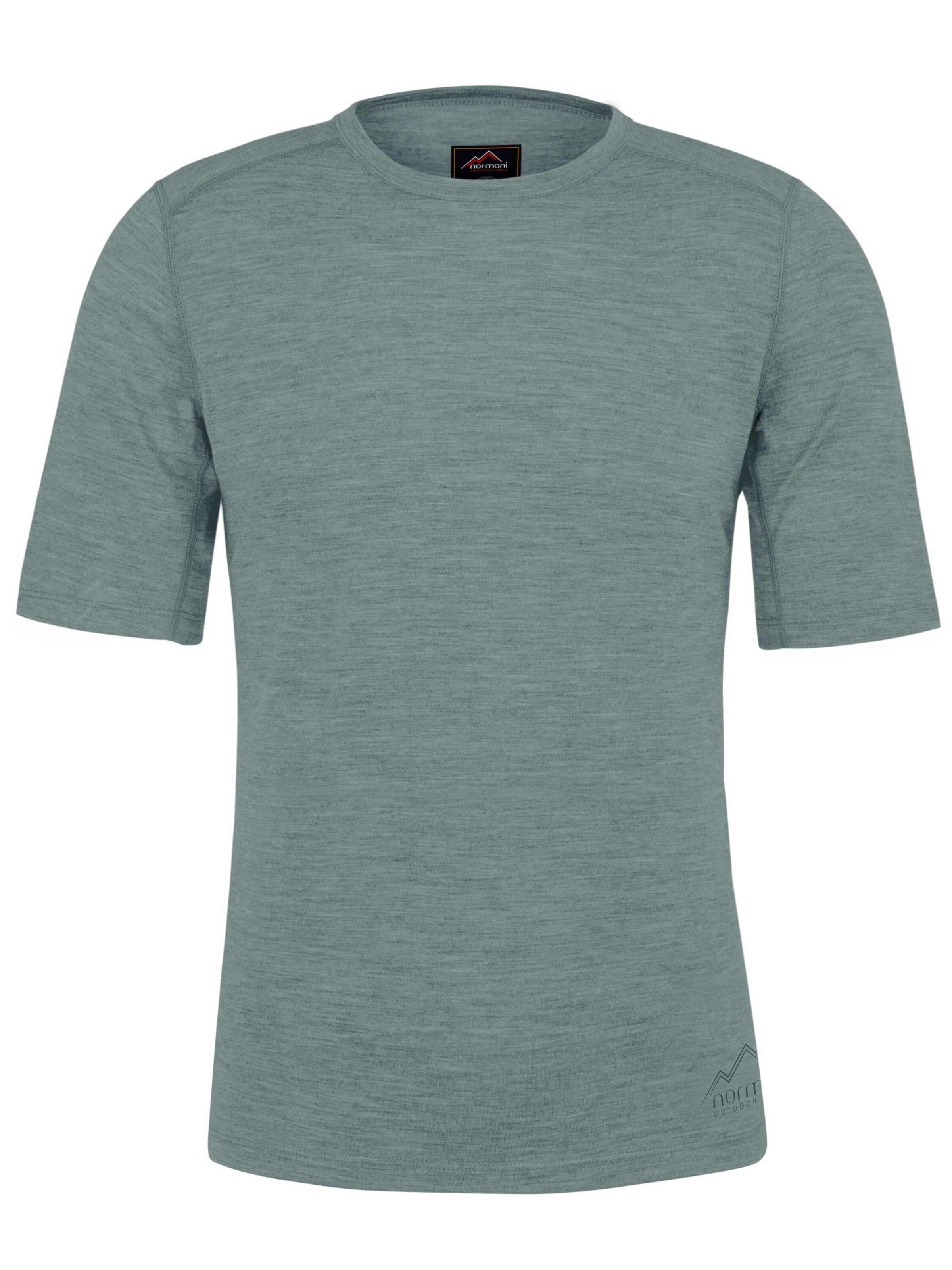 normani Functioneel shirt 'Darwin' in Blauw: voorkant