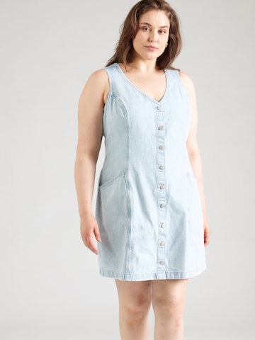Levi's® Plus Košilové šaty 'VIANNA' – modrá: přední strana