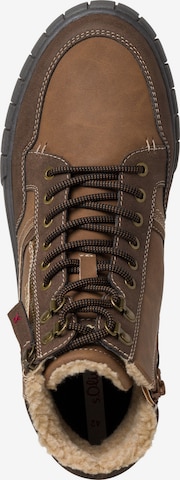 s.Oliver Athletic Lace-Up Shoes in Brown