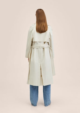 Manteau mi-saison MANGO en blanc