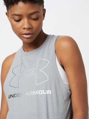 UNDER ARMOUR Sportovní top – šedá