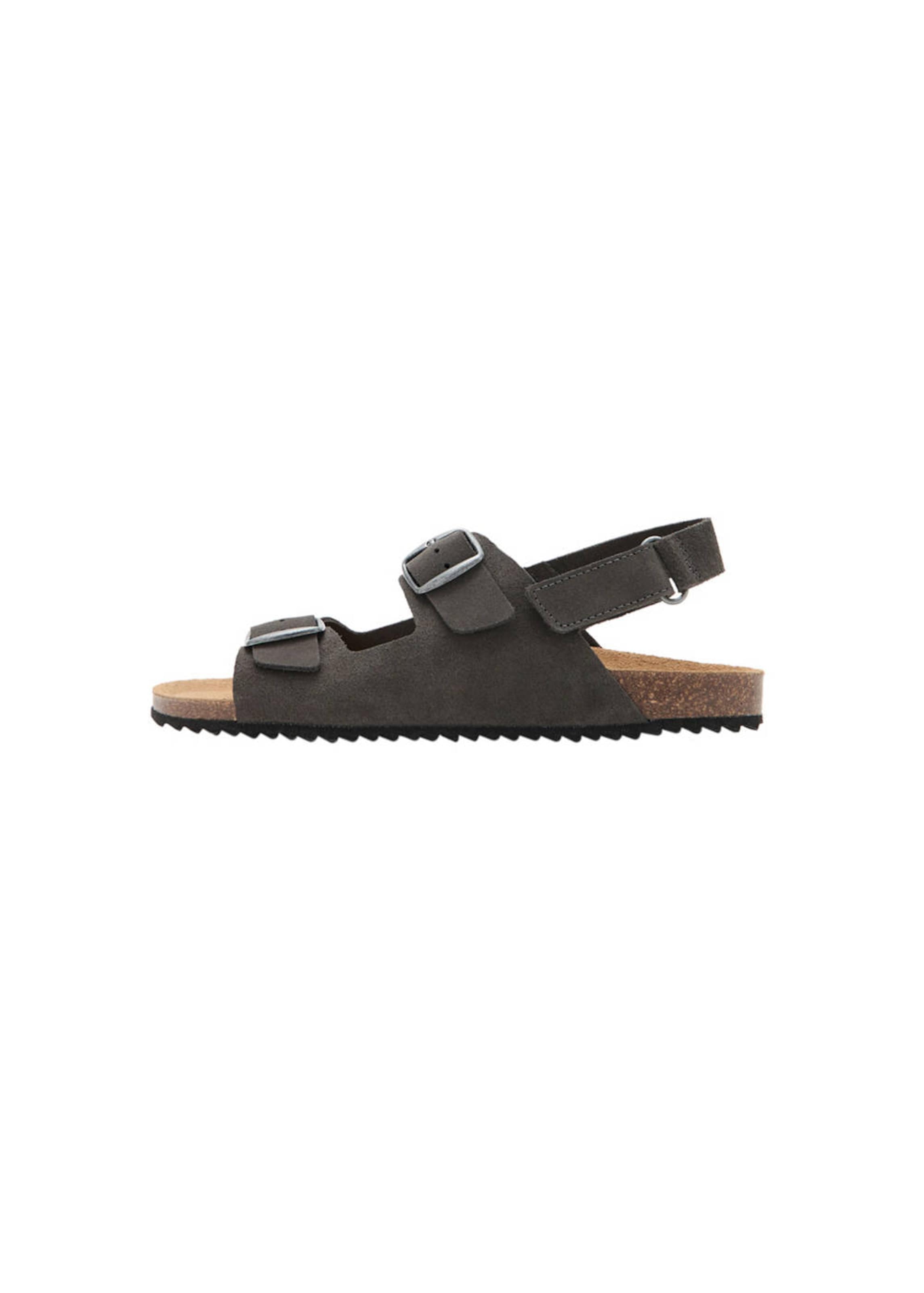 MANGO KIDS Sandals & Slippers 'Carlog' in Grey: front