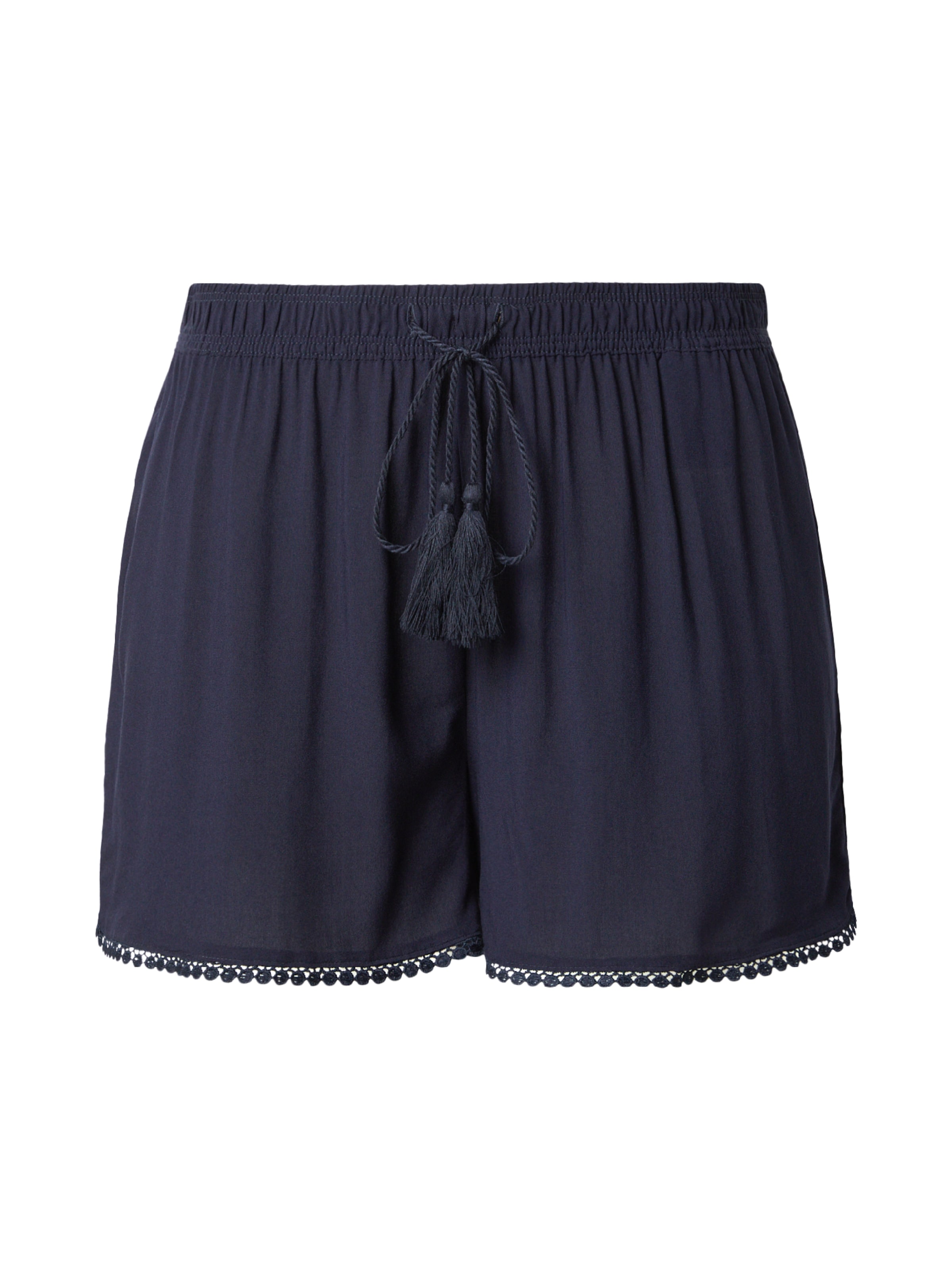 Hailys Loosefit Shorts 'Si44a' in Blau: Vorderseite