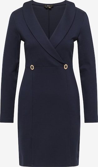 Trumpa kokteilinė suknelė iš faina, spalva – tamsiai mėlyna jūros spalva, Prekių apžvalga