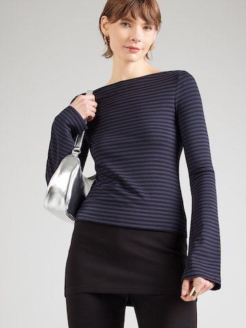 T-shirt 'Annie' WEEKDAY en bleu : devant