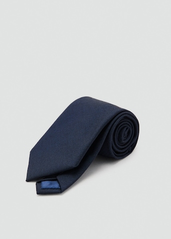 MANGO MAN Tie 'Plain8' in Blue