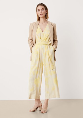 s.Oliver BLACK LABEL Jumpsuit in Yellow