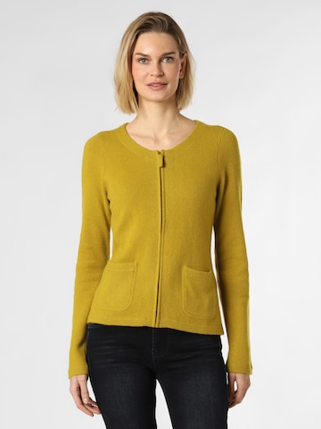 Franco Callegari Knit Cardigan in Green: front