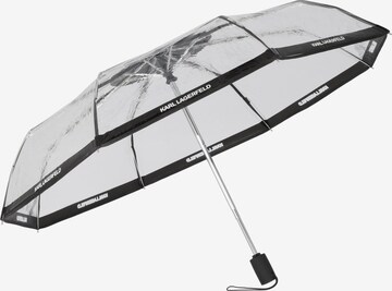 Parapluie 'Essential' Karl Lagerfeld en transparent : devant