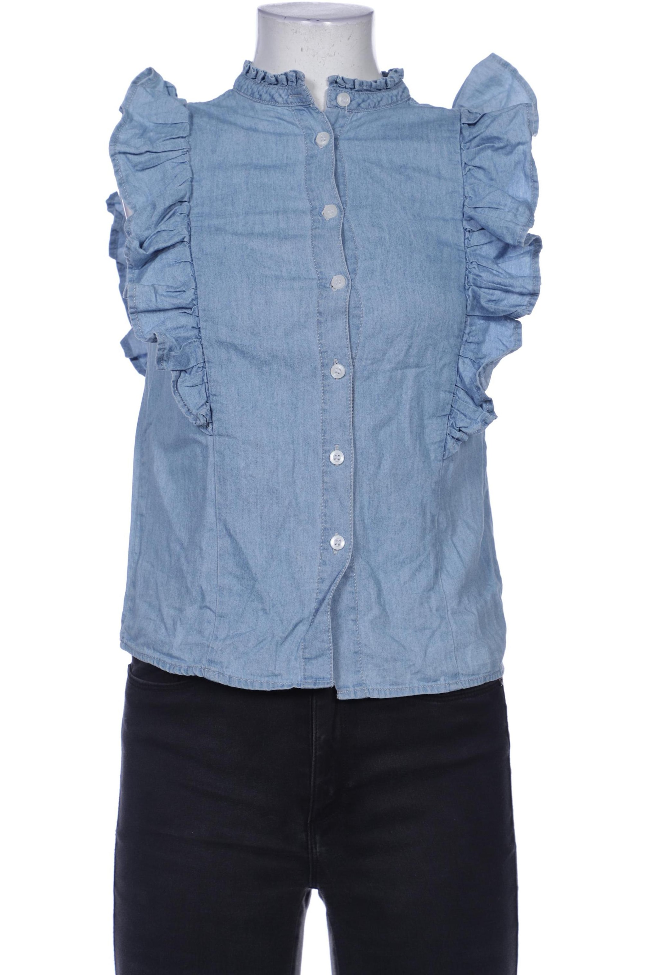 Denim Co. Bluse XXS in Blau: Vorderseite