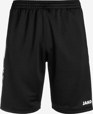 JAKO Regular Workout Pants 'Active 2' in Black: front