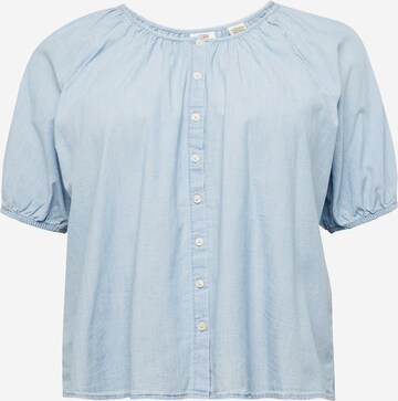 Levi's® Plus Блуза 'LEANNE' в синьо: отпред