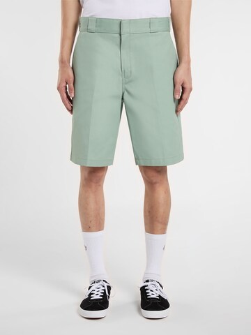 DICKIES Szabványos Chino nadrág - zöld: elől