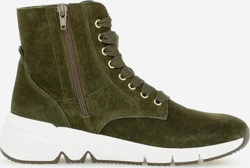 GABOR Lace-Up Boots in Green