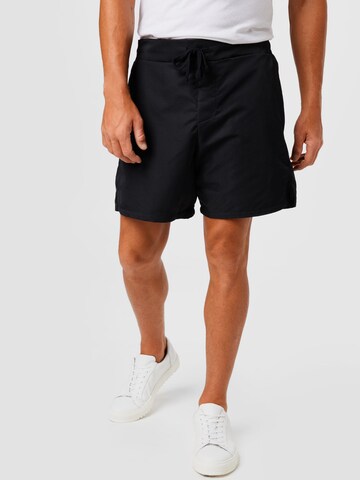 NU-IN - Loosefit Pantalón en negro: frente