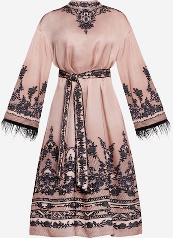 Robe oversize 'GRAFFITI POWDER' JIORO en mélange de couleurs : devant