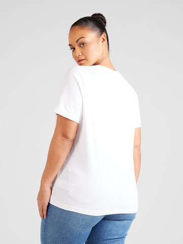 Tommy Hilfiger Curve - Camiseta en blanco