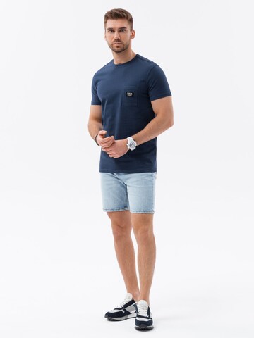 Ombre Shirt 'S1735' in Blauw