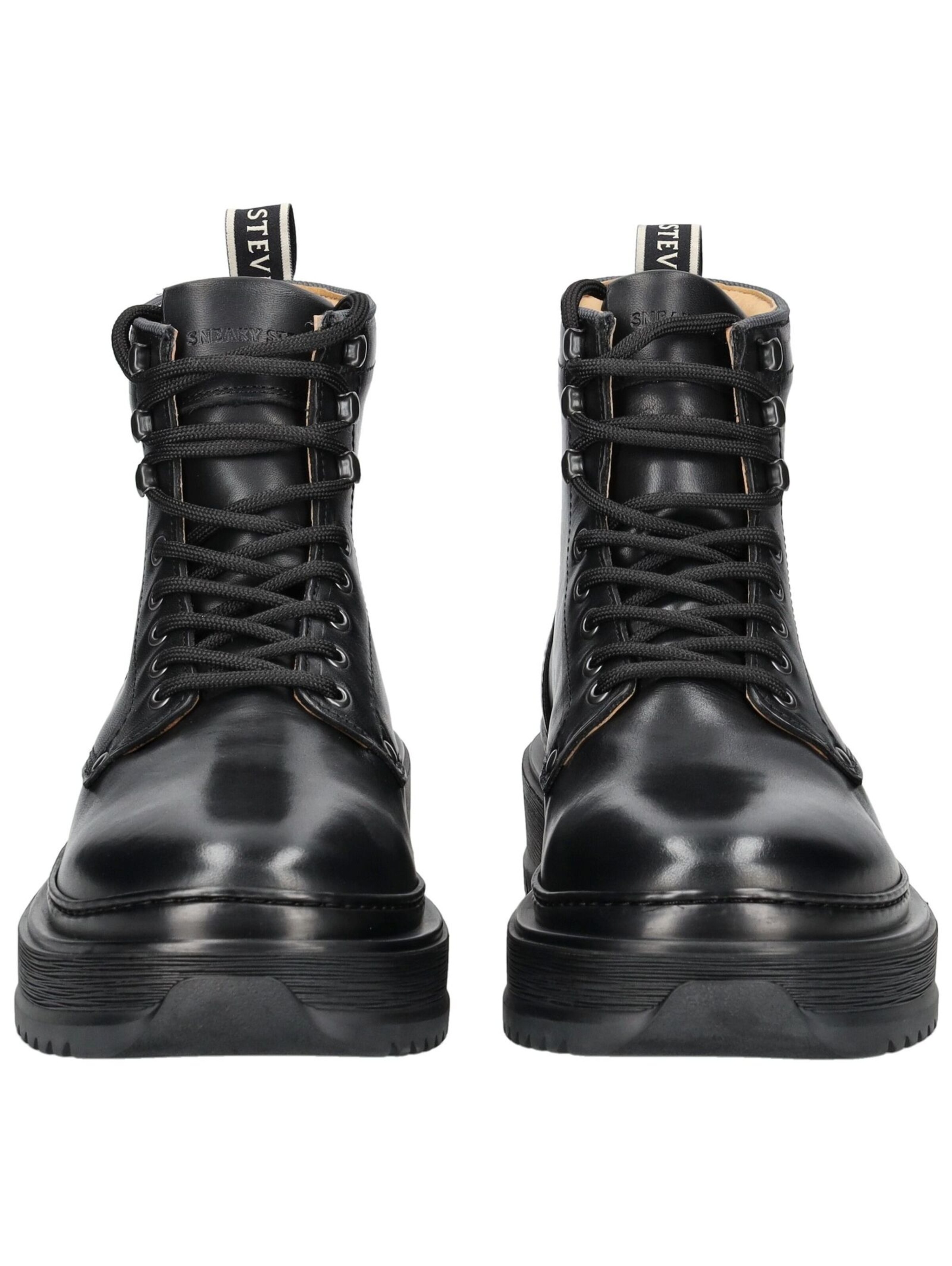 Bottines à lacets Sneaky Steve en noir