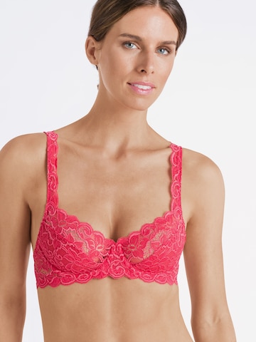 Soutien-gorge ' Moments ' Hanro en rouge : devant