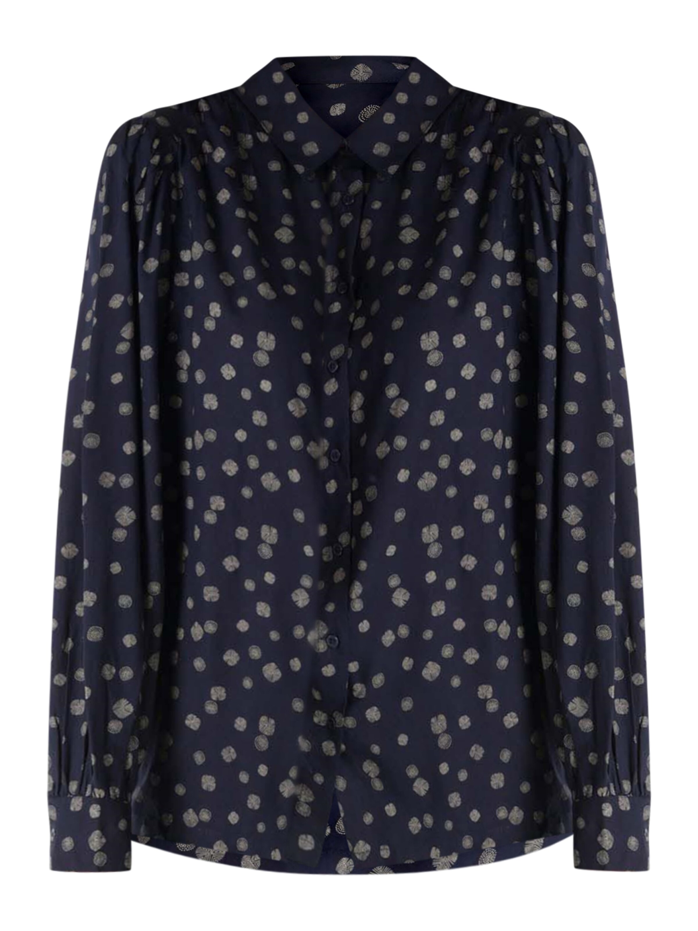 Colin's Blouse in Blauw: voorkant