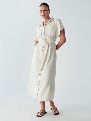 Willa Shirt dress 'Zel' in Beige: front