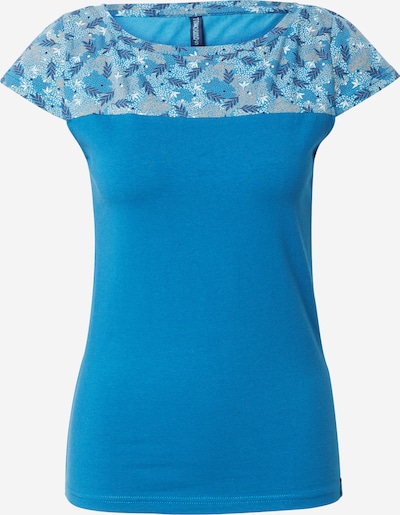 Tranquillo T-Shirt in blau / navy / apricot / weiß, Produktansicht