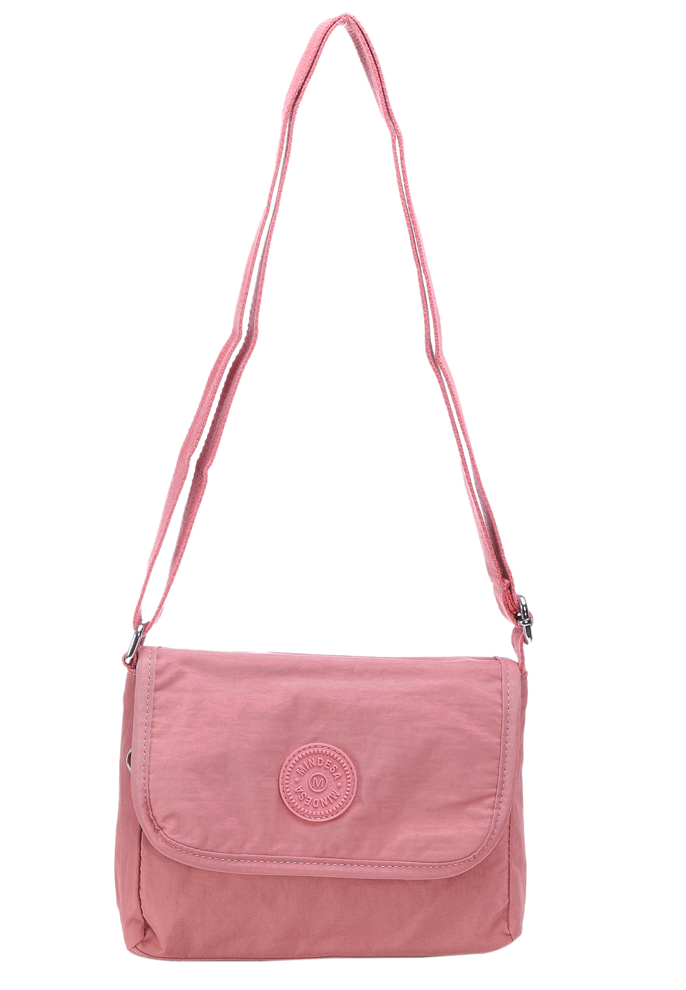 Mindesa - Mala de ombro em rosa: frente